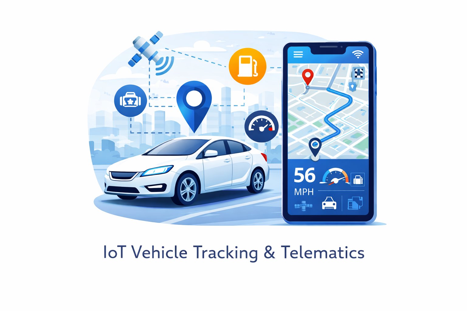 GPS vehicle tracking and telematics IoT system by Knowx Innovations