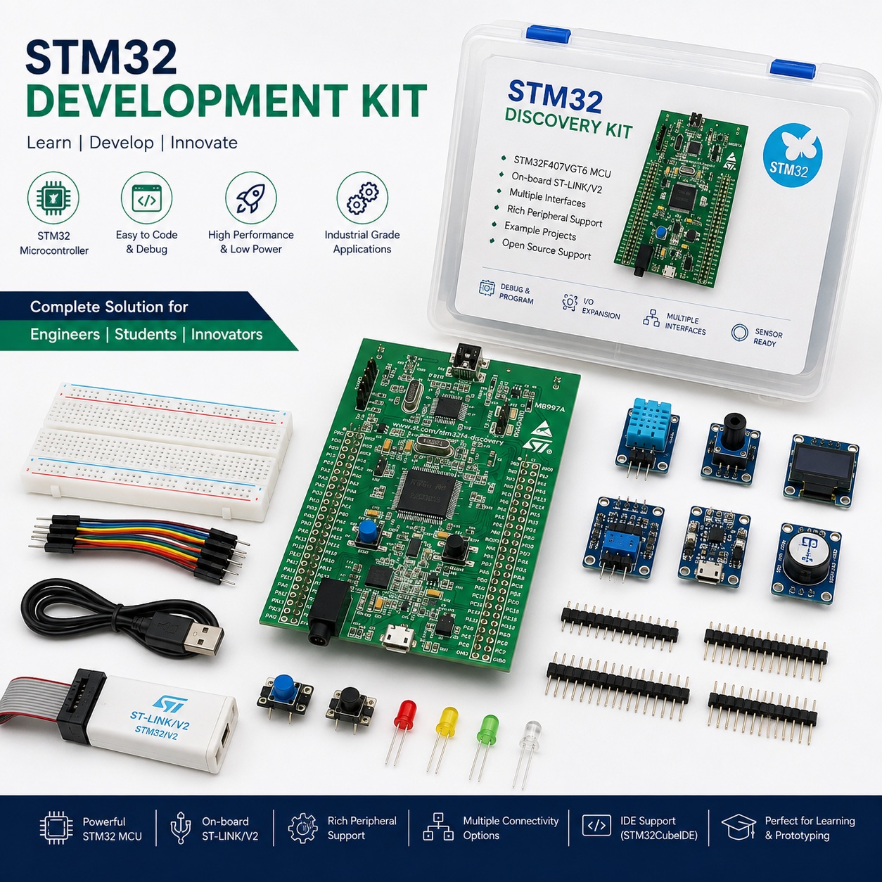 STM32 Embedded Systems Kit — real-time systems and industrial embedded applications